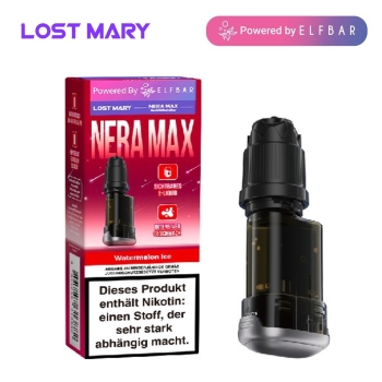 Lost Mary Nera Max 15k - Watermelon Ice - Pods 20mg
